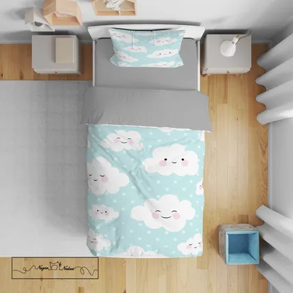 روتختی کودک طرح cloud design کد 260000