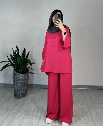 ست مانتو و شلوار هانا