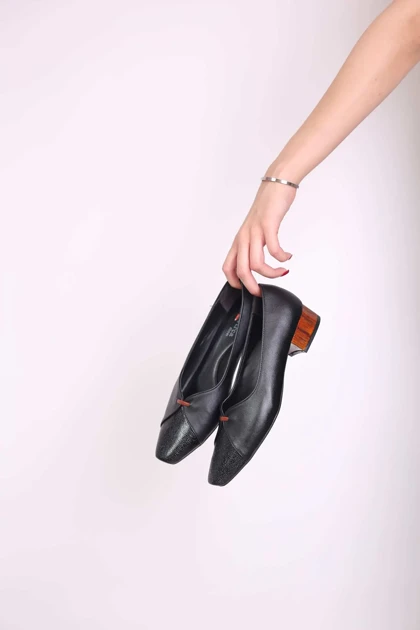 کفش پرسنلی پاشنه‌دار زنانه کد 230