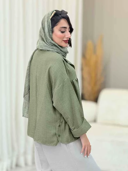 مانتو چین‌دار نیارا