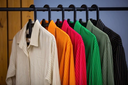 مانتو پیراهنی کراپ خطی