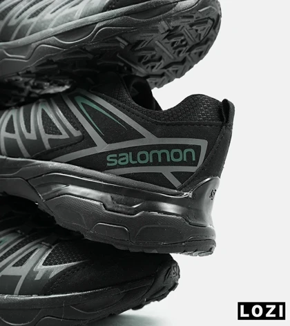 کفش کتانی مردانه و زنانه مشکی سبز Salomon X ULTRA