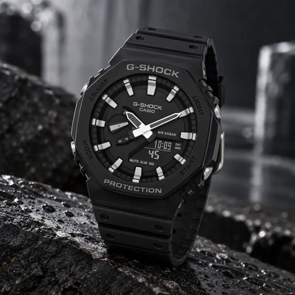 ساعت جیشاک GA2100 مردانه مشکی Casio-7871-G