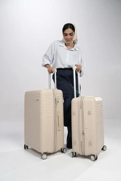 مجموعه 3 عددی چمدان رزمری مدل Rose Merry RL-314-3s_Grey