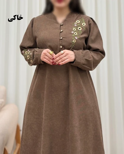 پیراهن بلند کبریتی زنانه مدل یاقوت