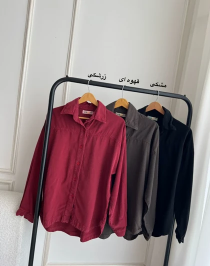 شومیز سیلک آسین بلند سلما کد SH-3080