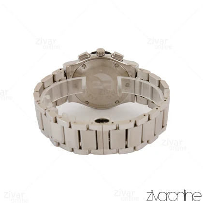 ساعت هابلوت مردانه کلاسیک فیوژن سه موتوره بند استیل صفحه مشکی 105096