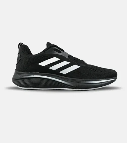 کفش کتانی مردانه و زنانه مشکی سفید ADIDAS BONCE