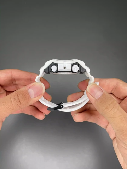 ساعت مچی کاسیو جی-شاک بند سفید Casio G-Shock GA-B001SF-7A