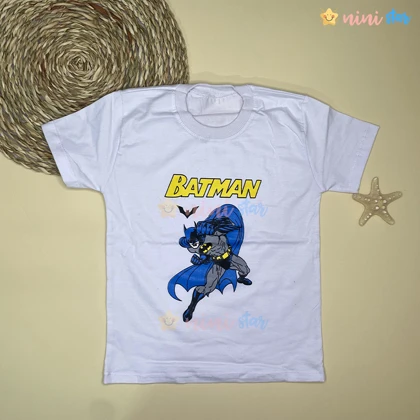 ست سه تکه سویشرت و تیشرت و شلوار BATMAN زرد