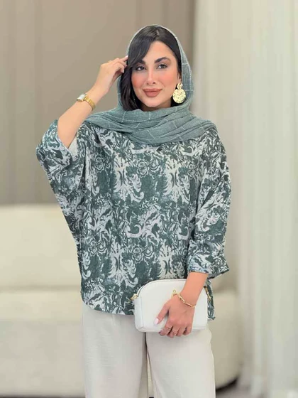مانتو پانچ طرح دار