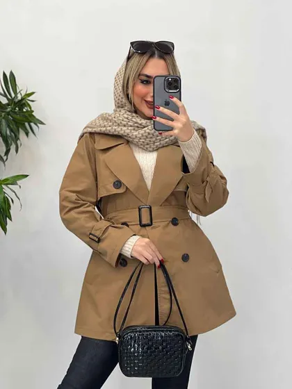 بارانی ژیله دکمه دار