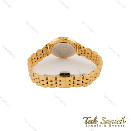 ساعت دنیل ولینگتون زنانه طلایی صفحه سفید DW-4941-L