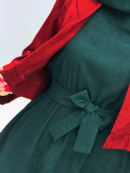 کت و سارافون بلند مخمل تاتیانا کد 9680147