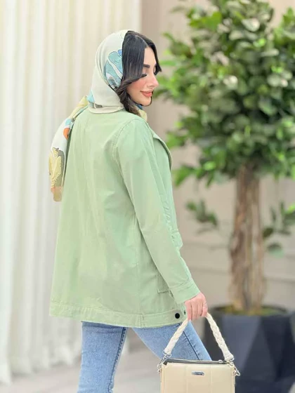 مانتو پایین پاگن دو جیب پاکتی