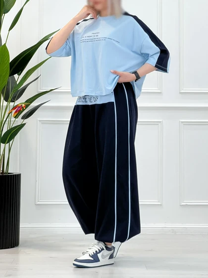 ست روزمره تیشرت شلوار زنانه ژاکلین