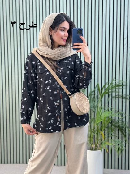 شومیز مانتویی گلشید