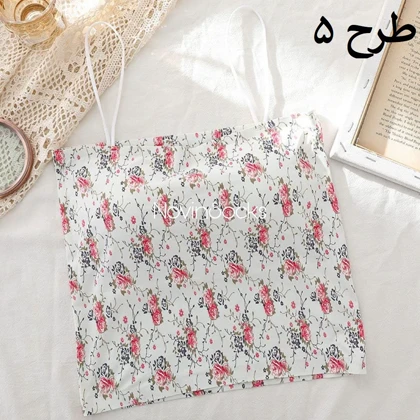 کراپ تاپ گل‌گلی