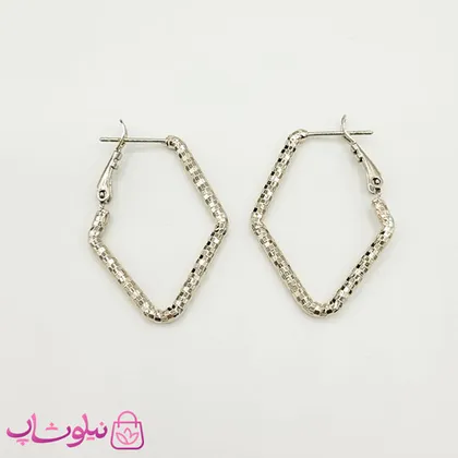گوشواره پنج ضلعی زنانه ژوپینگ با قفل امگا