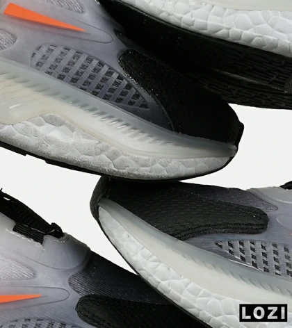 کفش کتانی مردانه و زنانه طوسی مشکی نارنجی NIKE AirMax Advantage