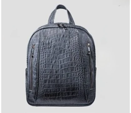 کوله چرم طبیعی روگو طوسی