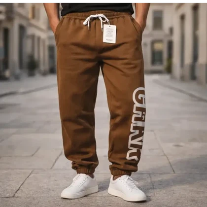 شلوار جاگر شکلاتی دمپا گتر کد نیم بگ اعلا