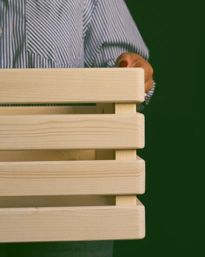 سبد چوبی نظم‌دهنده