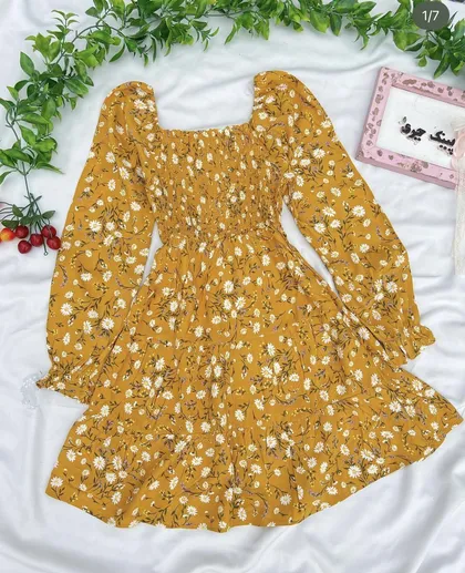 پیراهن دشت بابونه🌼🌻