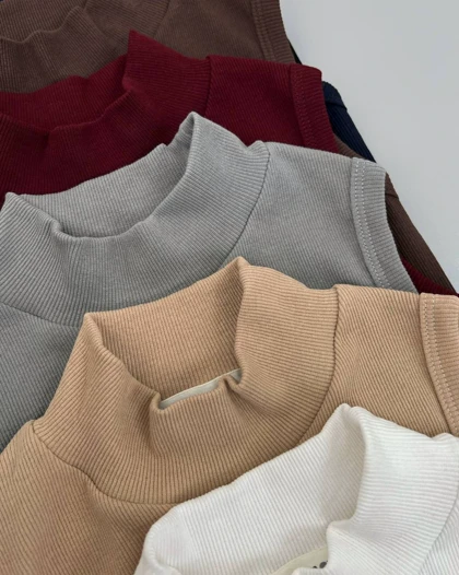 تاپ کبریتی یقه ایستاده کد 4475