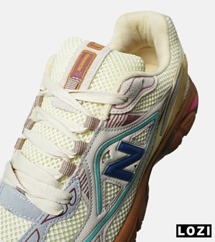 کفش کتانی بزرگ پا کرم آبی قهوه ای NEW BALANCE 1064 V.2 مدل 7933
