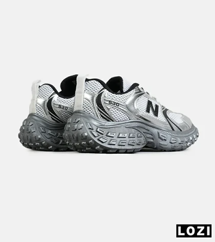 کفش کتانی مردانه و زنانه طوسی نقره ای NEW BALANCE 530 V02 مدل 7638