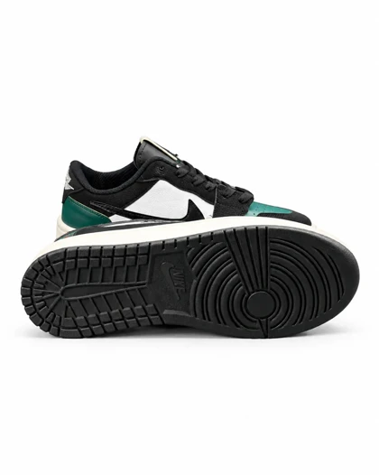 کفش کتانی مردانه مدل نایکی ترویس سفید مشکی سبز Nike travis