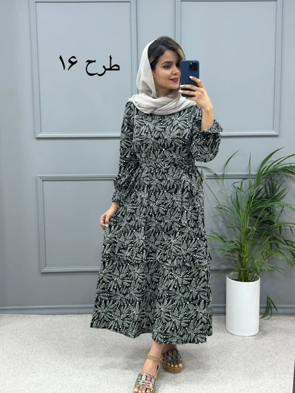 پیراهن مانتویی آریانا ( بدون کمربند )