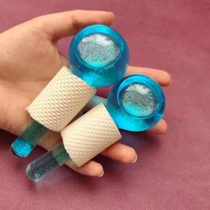 ماساژور دستی مدل گوی یخی اکلیل دار بسته 2 عددی