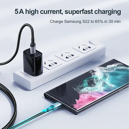 کابل تایپ سی 100 وات جویروم Joyroom مدل S-A10 طول 1.2 متر