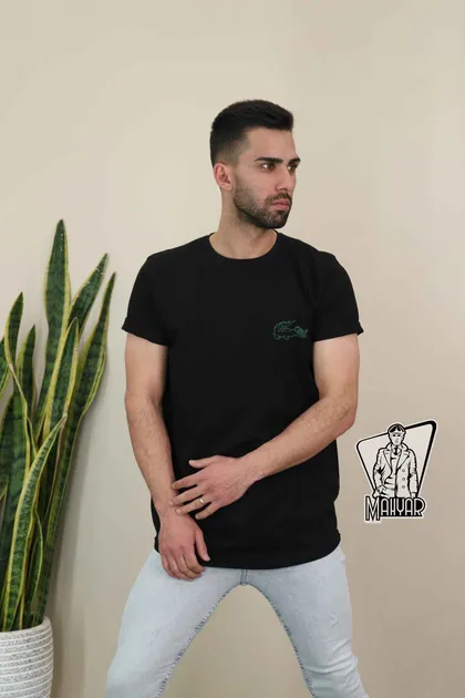 تیشرت یقه گرد LACOSTE