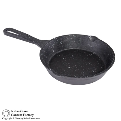 ماهیتابه تک دسته چدن سایز 16 پرانی کد 9010
