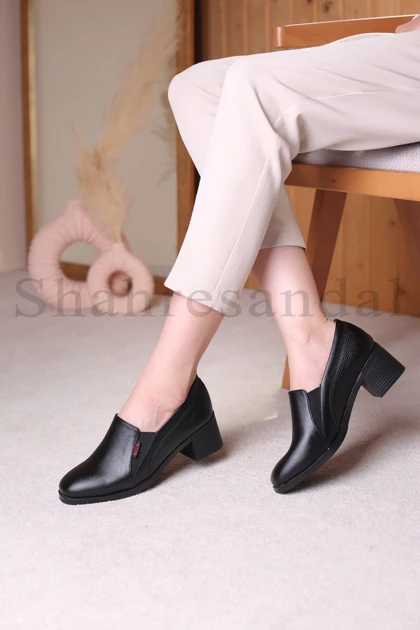 کفش پرسنلی پاشنه‌دار زنانه رکسانا