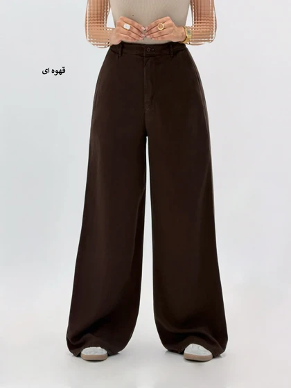 6858-شلوار بگ سیلک رویال