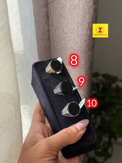 انگشتر مردانه استیل