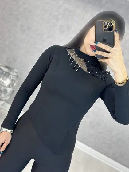 بلوز گردن آویز : 8564