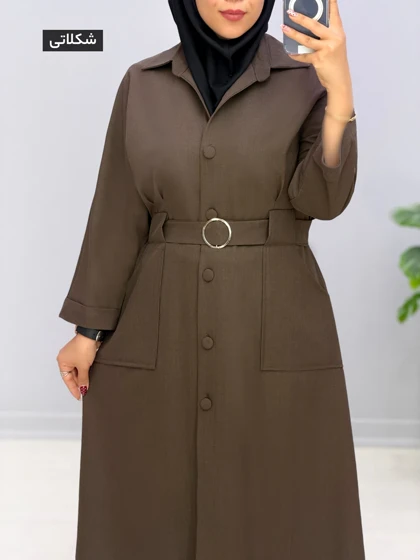 مانتو بلند بزیاق تابیتا کد 458286