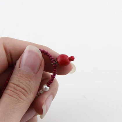 گردنبند دخترانه مدل انار