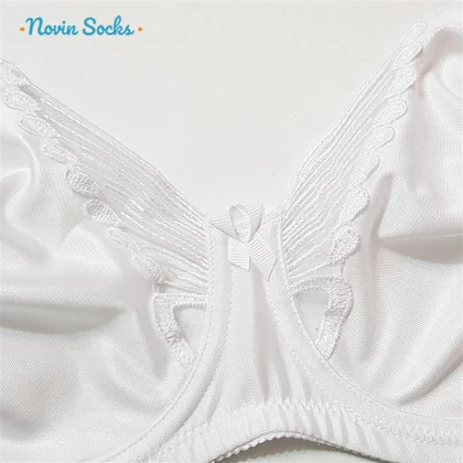 سوتین زنانه لین مدل پرسی فنردار طرح پروانه کد 4680-744