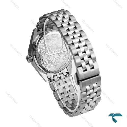 ساعت زنانه ورساچه V-Code استیل صفحه سبز Versace-6812-L