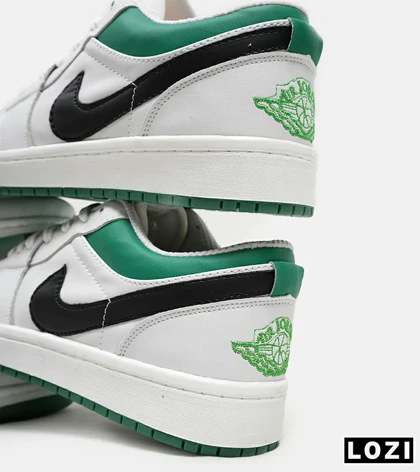 کفش کتانی مردانه سفید مشکی سبز NIKE SB dunk Low Pro مدل 5474