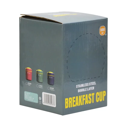 ماگ و ظرف غذا چند منظوره مدل breakfast cup ظرفیت 0.5 لیتر