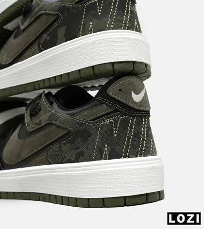 کفش مردانه و زنانه مشکی یشمی NIKE AIR JORDAN مدل 5514