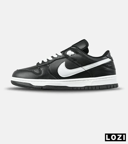 کفش کتانی مردانه و زنانه مشکی سفید نایک NIKE SB Dunk مدل 7534