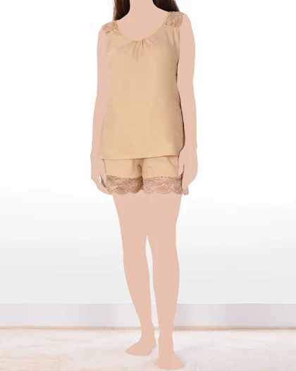 تاپ و شلوارک خورشید زنانه